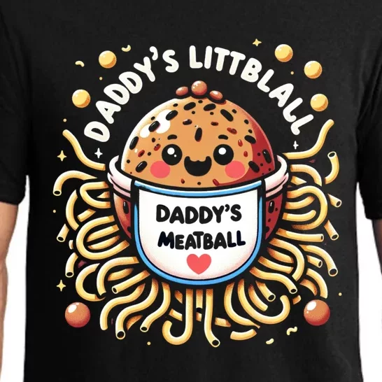 Daddys Little Meatball Cute Gift Pajama Set