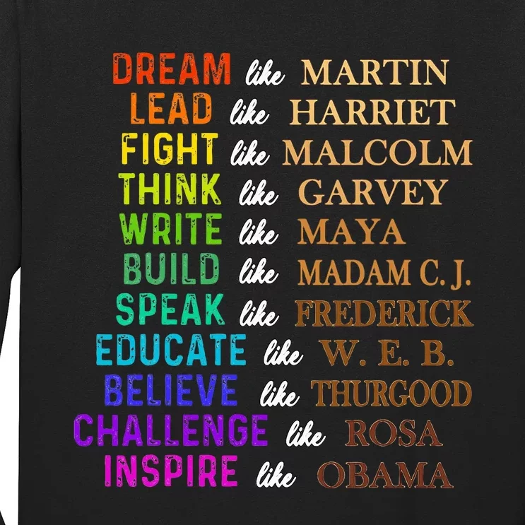 Dream Like Martin Lead Like Harriet The Juneteenth 1865 Long Sleeve Shirt