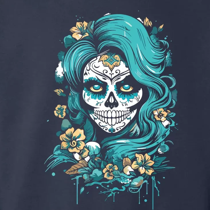 De Los Muertos La Catrina Day Of The Dead Sugar Skull Toddler Hoodie