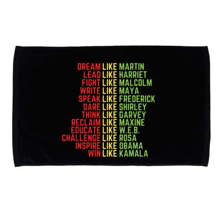 Dream Like Martin Black History Month Microfiber Hand Towel