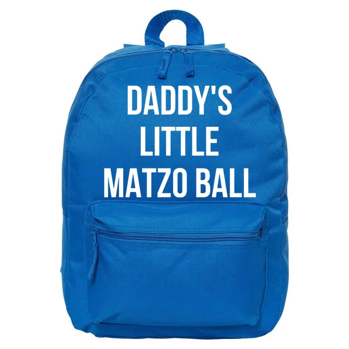 DaddyS Little Matzo Ball 16 in Basic Backpack