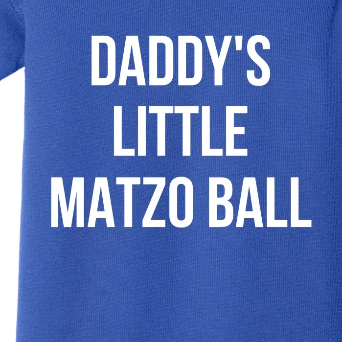 DaddyS Little Matzo Ball Baby Bodysuit