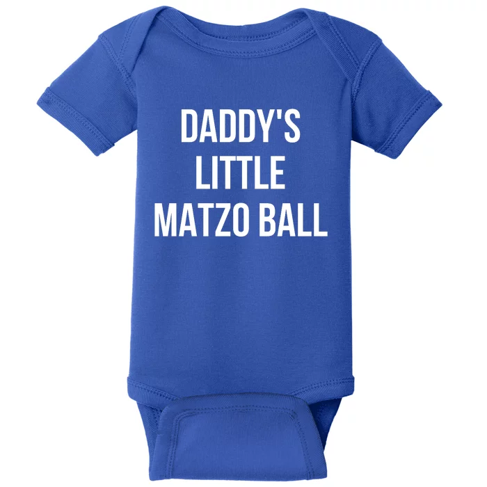 DaddyS Little Matzo Ball Baby Bodysuit