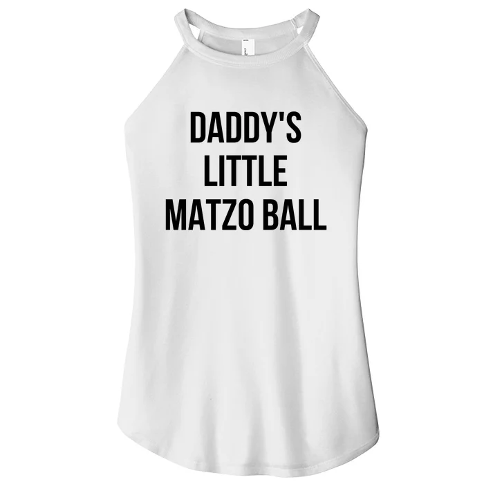 DaddyS Little Matzo Ball Women’s Perfect Tri Rocker Tank