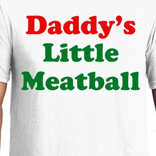 Daddys Little Meatball Pajama Set