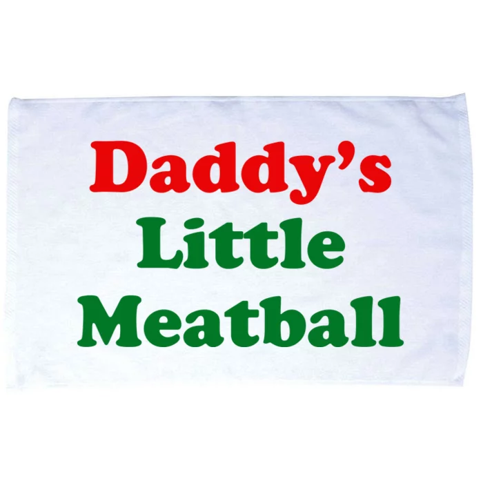 Daddys Little Meatball Microfiber Hand Towel