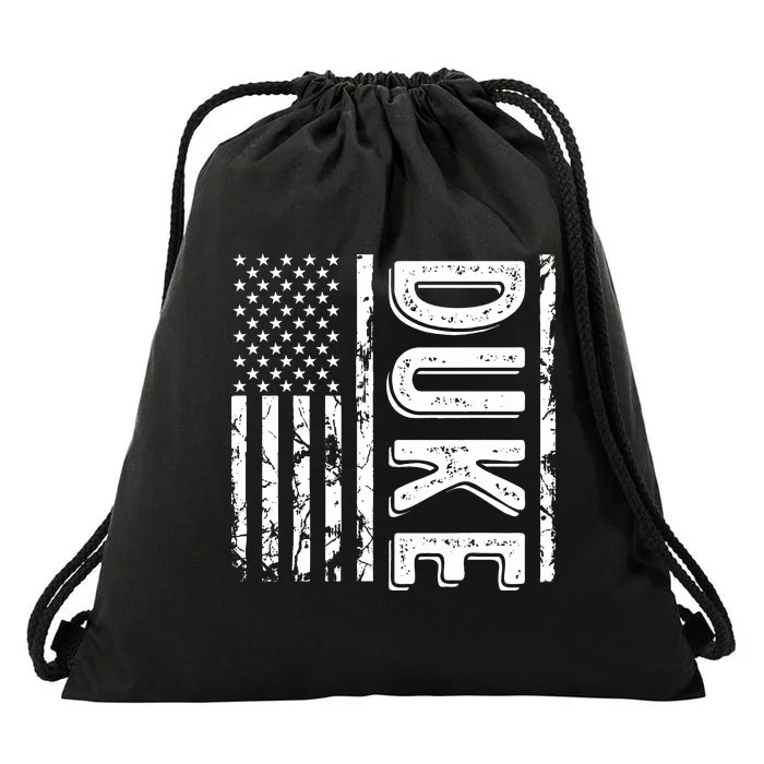 Duke Last Name Funny Surname Team Duke Family Reunion Drawstring Bag