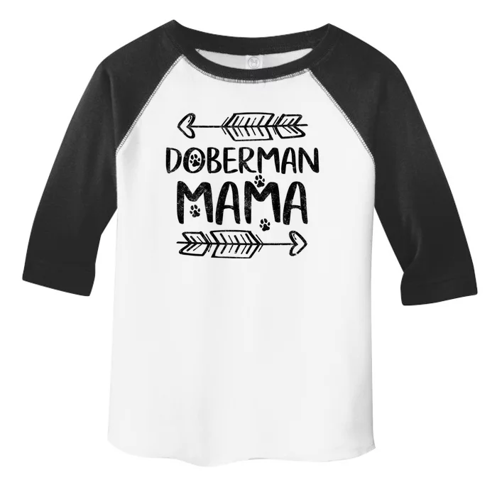 Dober Lover Owner Funny Dobie Dog Mom Gift Dober Mama Gift Toddler Fine Jersey T-Shirt