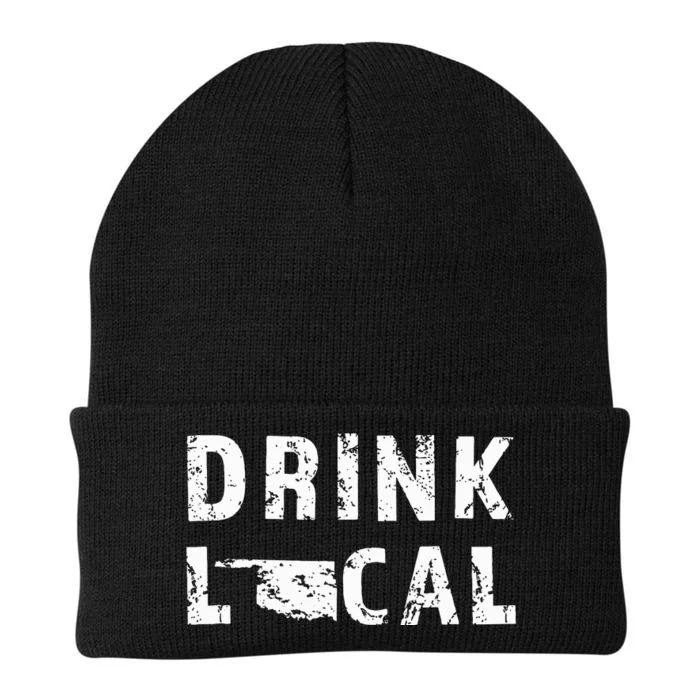 Drink Local Oklahoma Craft Beer Ok Brewers & Breweries Knit Cap Winter Beanie