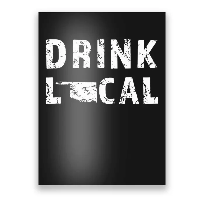 Drink Local Oklahoma Craft Beer Ok Brewers & Breweries Poster