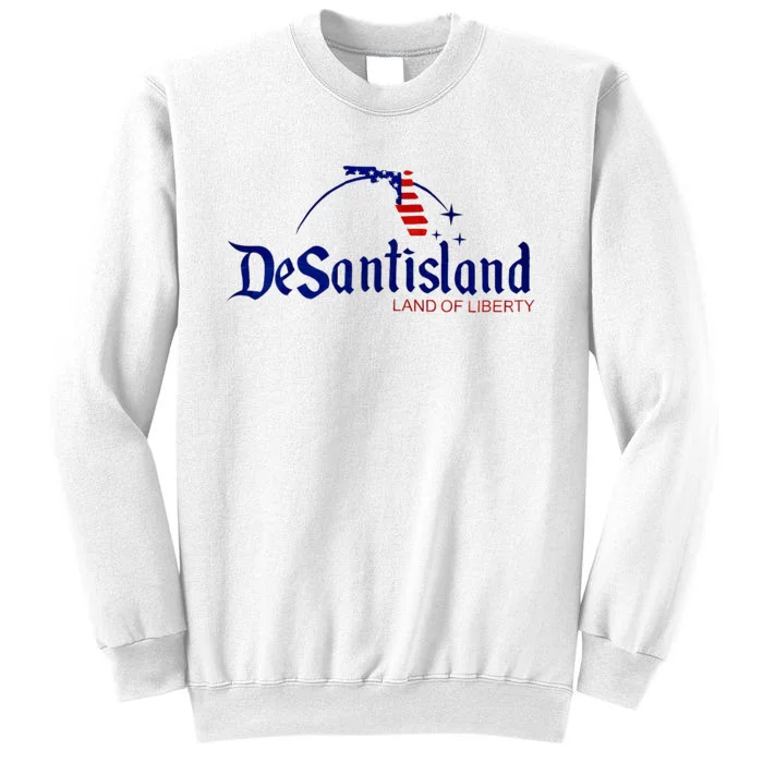 Desantisland Land Of Liberty Florida American Flag Sweatshirt