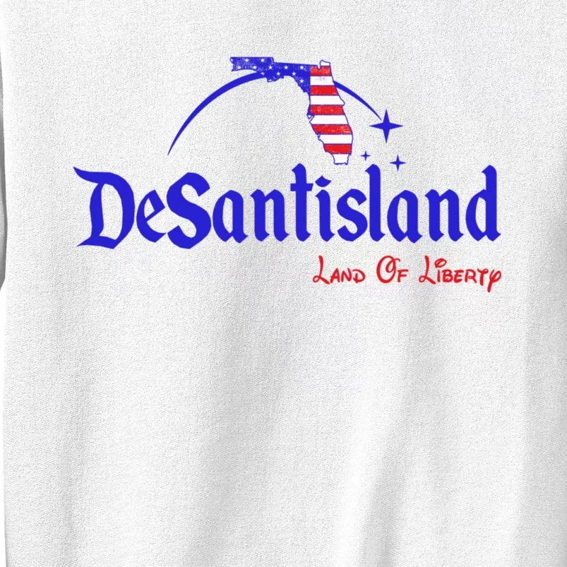 Desantisland Land Of Liberty Florida American Flag Sweatshirt