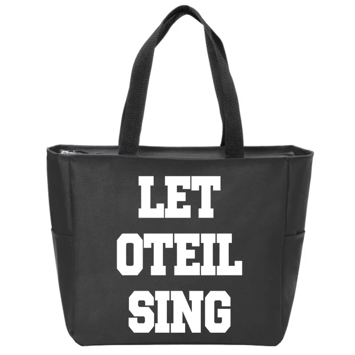 Drjaimefriedman Let Oteil Sing Zip Tote Bag