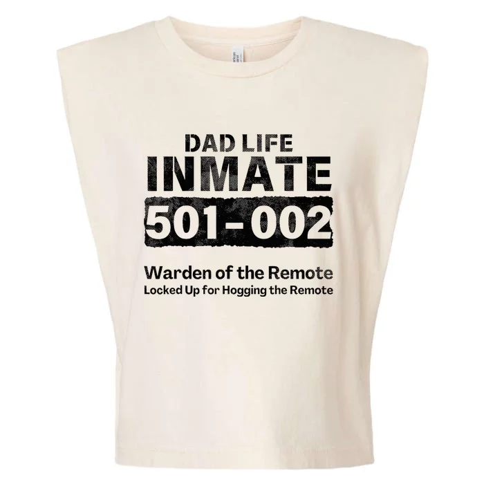 Dad Life Prisoner Inmate Funny Jail Halloween Costume Garment-Dyed Women's Muscle Tee