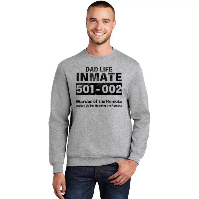 Dad Life Prisoner Inmate Funny Jail Halloween Costume Tall Sweatshirt