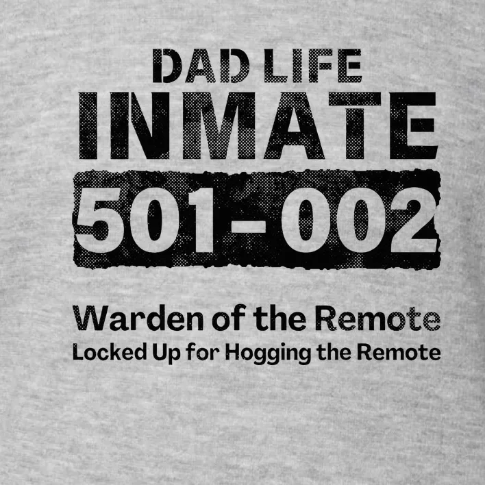 Dad Life Prisoner Inmate Funny Jail Halloween Costume Toddler Sweatshirt