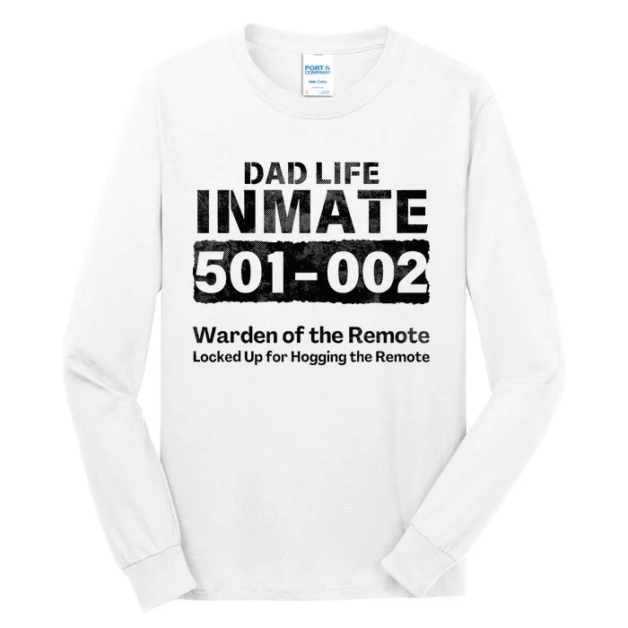 Dad Life Prisoner Inmate Funny Jail Halloween Costume Tall Long Sleeve T-Shirt