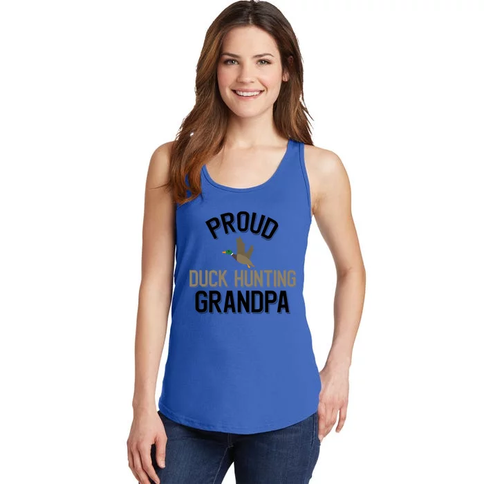 Duck Lover Proud Duck Hunting Grandpa Gift Ladies Essential Tank