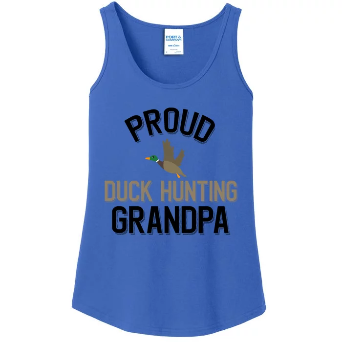 Duck Lover Proud Duck Hunting Grandpa Gift Ladies Essential Tank