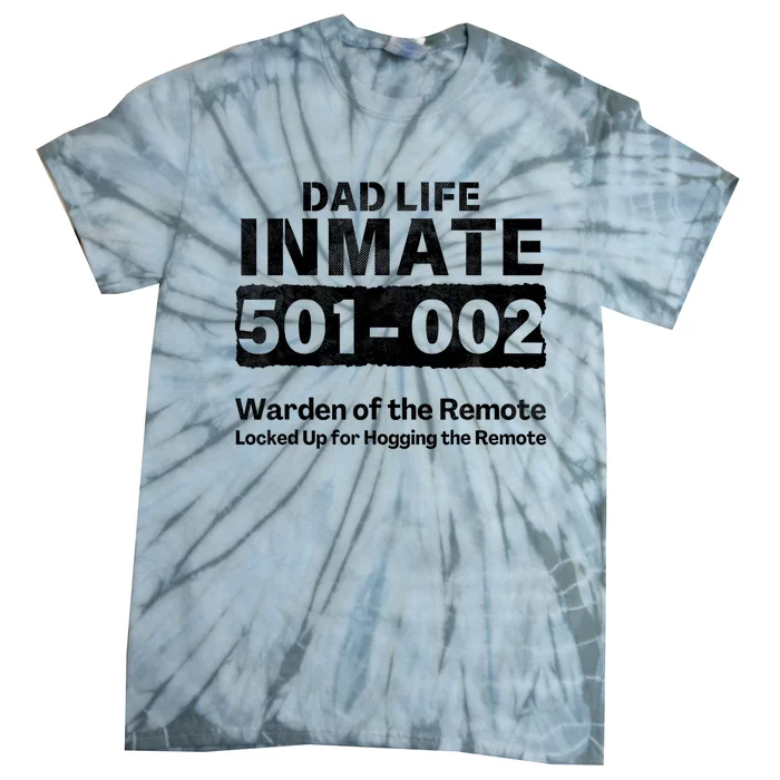 Dad Life Prisoner Inmate Funny Jail Halloween Costume Tie-Dye T-Shirt