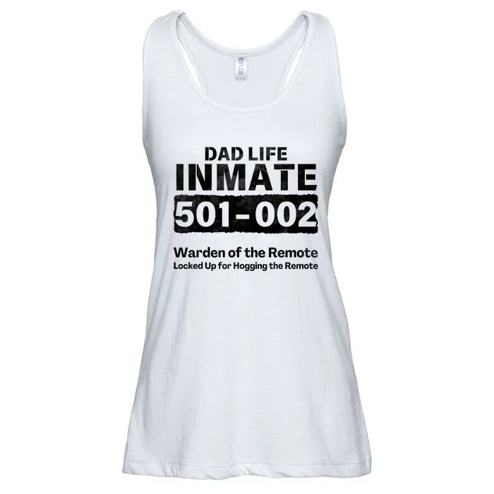 Dad Life Prisoner Inmate Funny Jail Halloween Costume Ladies Essential Flowy Tank