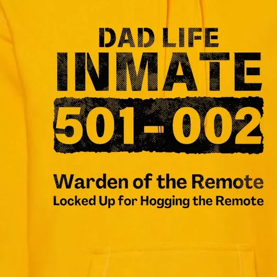 Dad Life Prisoner Inmate Jail Halloween Costume Premium Hoodie