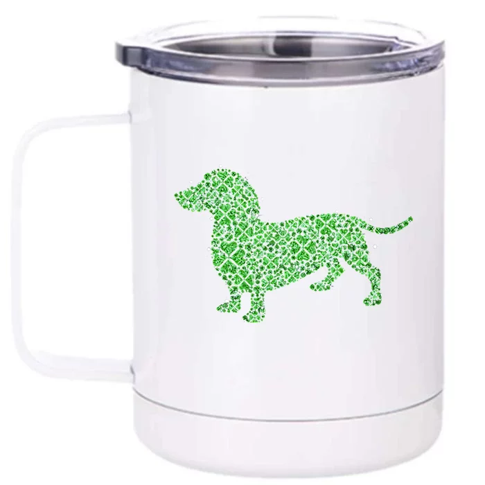 Dog Lucky Patrick Day Front & Back 12oz Stainless Steel Tumbler Cup