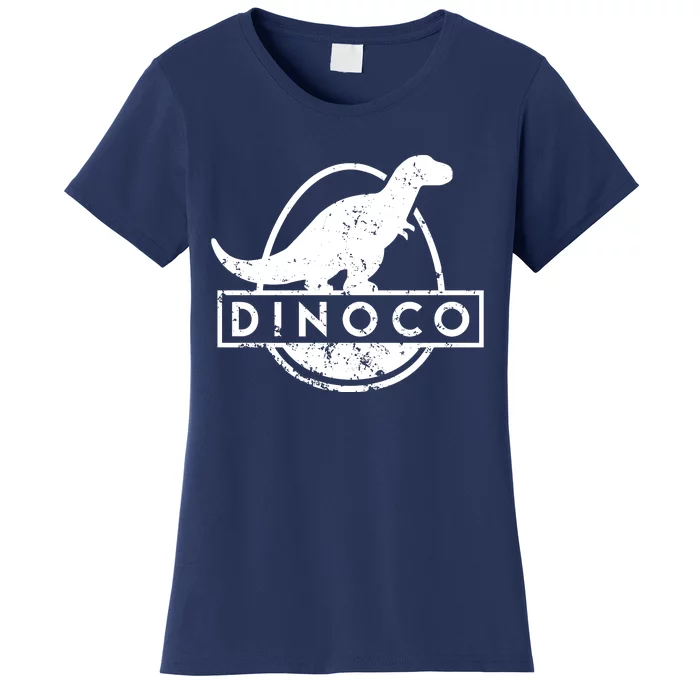 Dinoco Logo Rustic Monochrome Women's T-Shirt