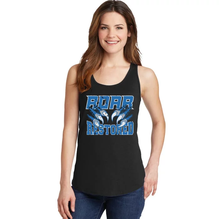 Detroit Lion Roar Restored Ladies Essential Tank