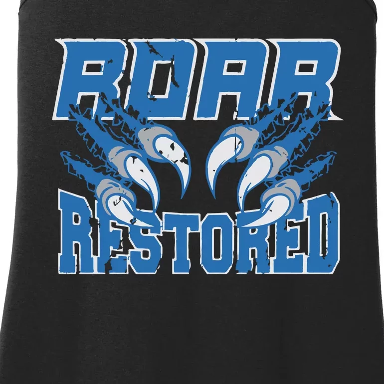 Detroit Lion Roar Restored Ladies Essential Tank