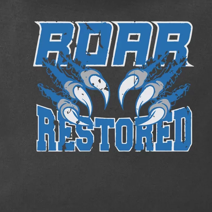 Detroit Lion Roar Restored Zip Tote Bag