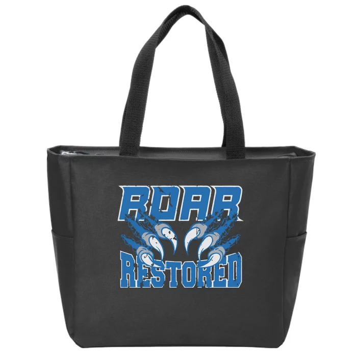 Detroit Lion Roar Restored Zip Tote Bag