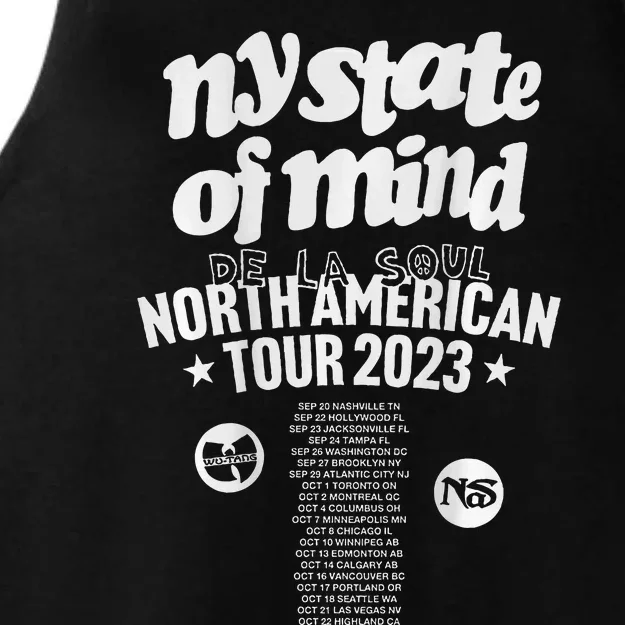 De La Soul Ny State Of Mind Ladies Tri-Blend Wicking Tank