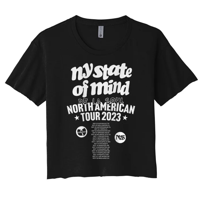 De La Soul Ny State Of Mind Women's Crop Top Tee