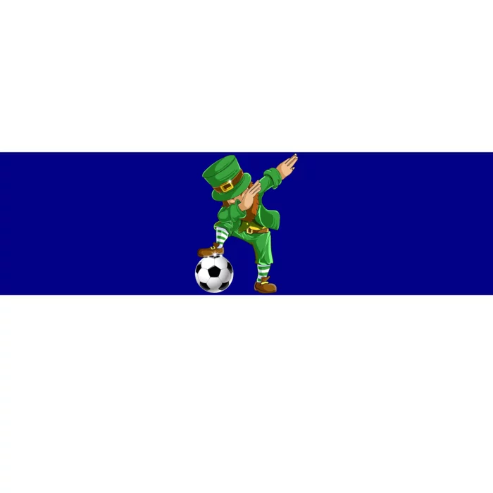 Dabbing Leprechaun Soccer St Patricks Day Sports Gift Bumper Sticker