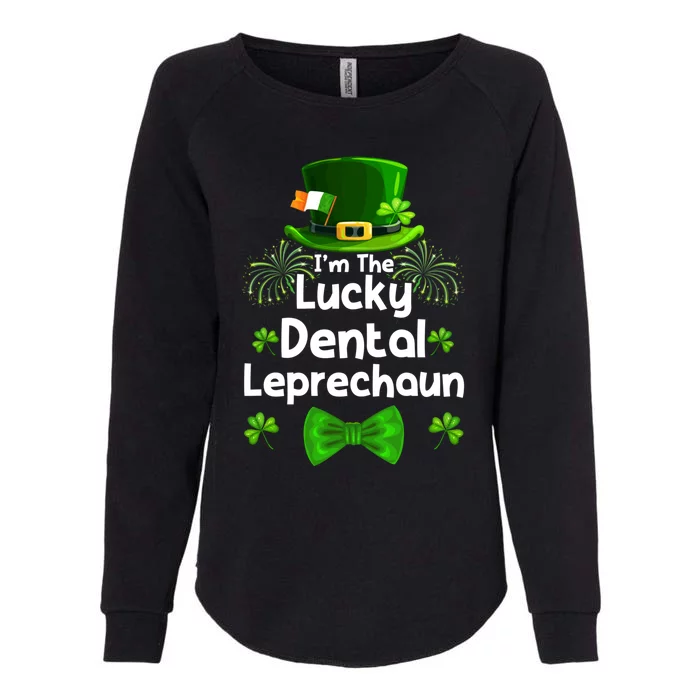 Dental Leprechaun St Patrick's Day Dentists Assistant Gift Womens California Wash Sweatshirt