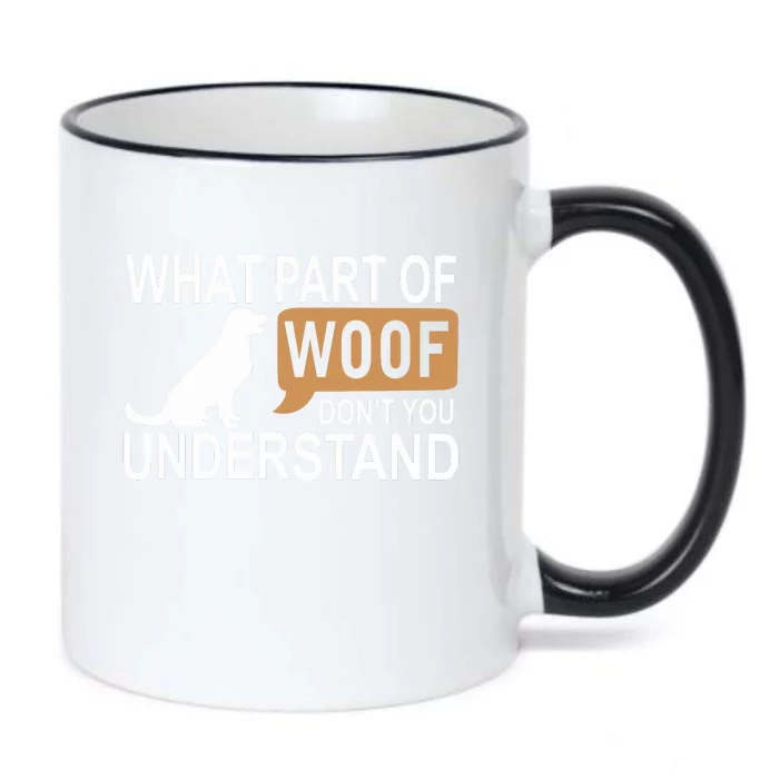 Dog Lover Statement Print Black Color Changing Mug