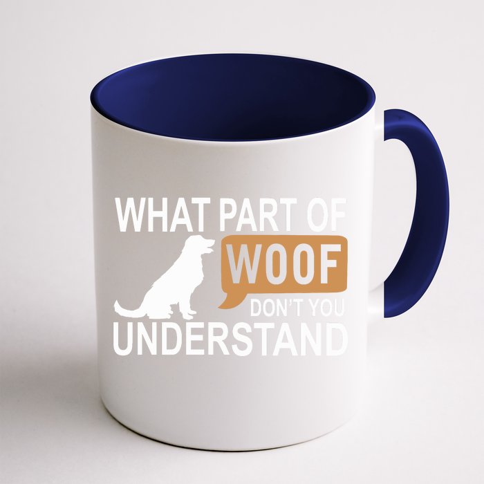 Dog Lover Statement Print Front & Back Coffee Mug