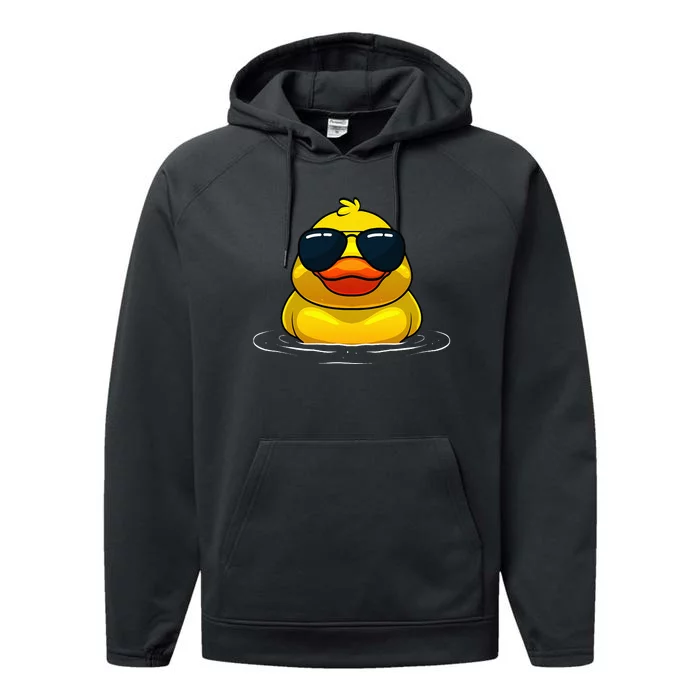 Duck Lovers Sunglasses Cool and Stylish Eyewear for All Ages Performance Fleece Hoodie