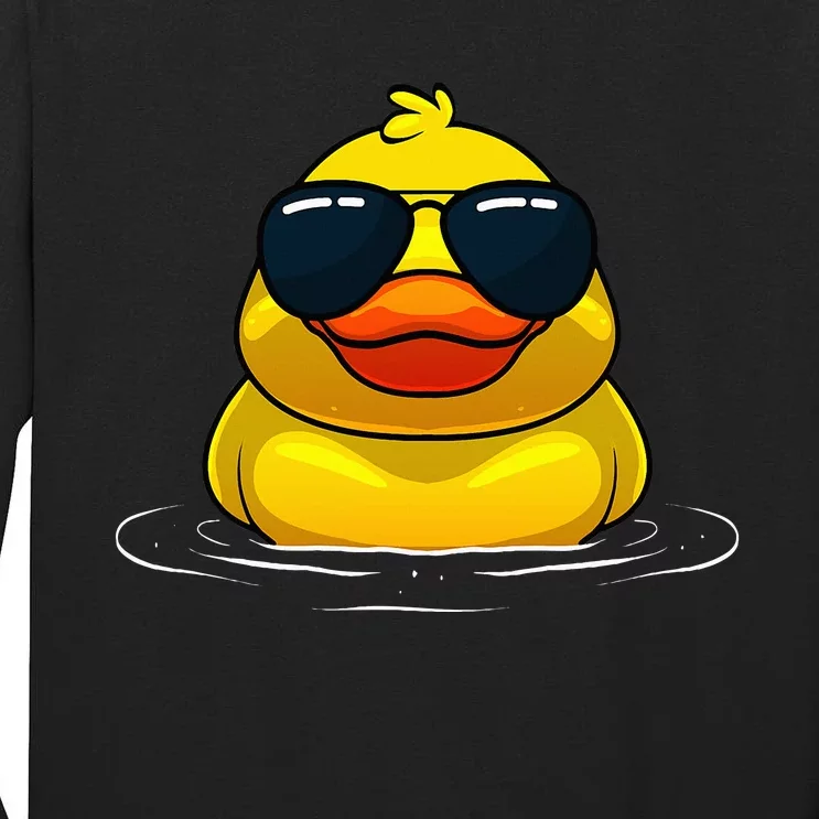 Duck Lovers Sunglasses Cool and Stylish Eyewear for All Ages Tall Long Sleeve T-Shirt