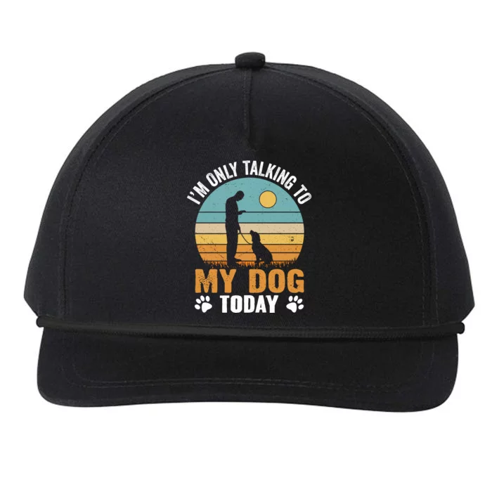 Dog LoverS Solitude Snapback Five-Panel Rope Hat