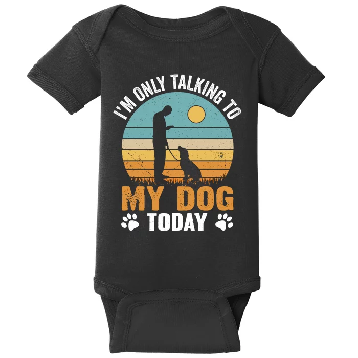 Dog LoverS Solitude Baby Bodysuit