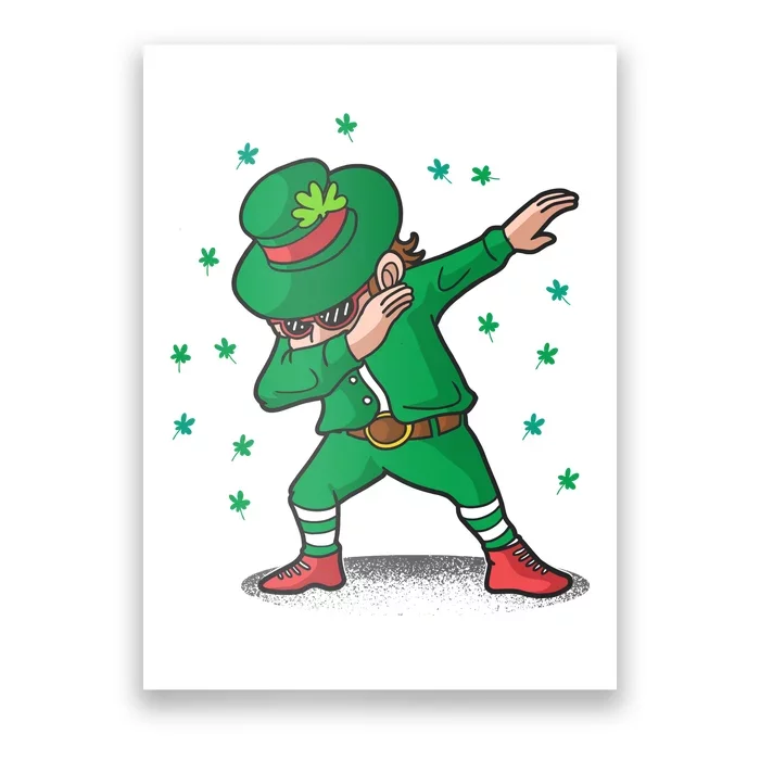 Dabbing Leprechaun St Patricks Day Party Poster