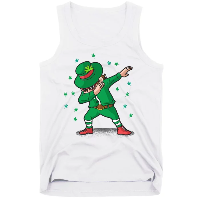 Dabbing Leprechaun St Patricks Day Party Tank Top