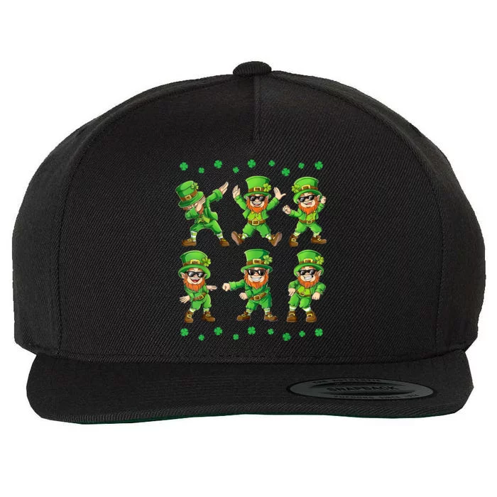 Dancing Leprechauns St Patrick's Day Wool Snapback Cap