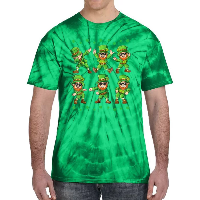 Dancing Leprechauns St Patrick's Day Tie-Dye T-Shirt