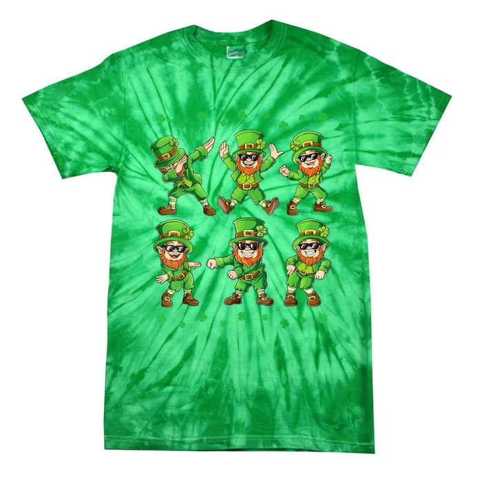 Dancing Leprechauns St Patrick's Day Tie-Dye T-Shirt