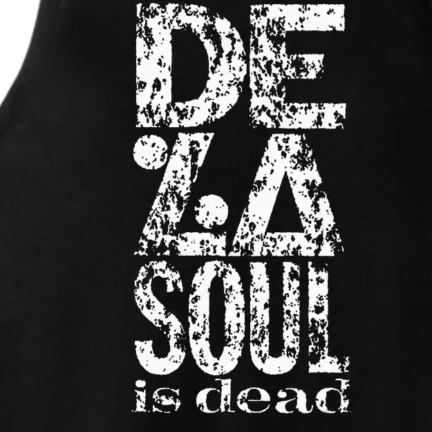 De La Soul De La Soul Is Dead Logo Ladies Tri-Blend Wicking Tank