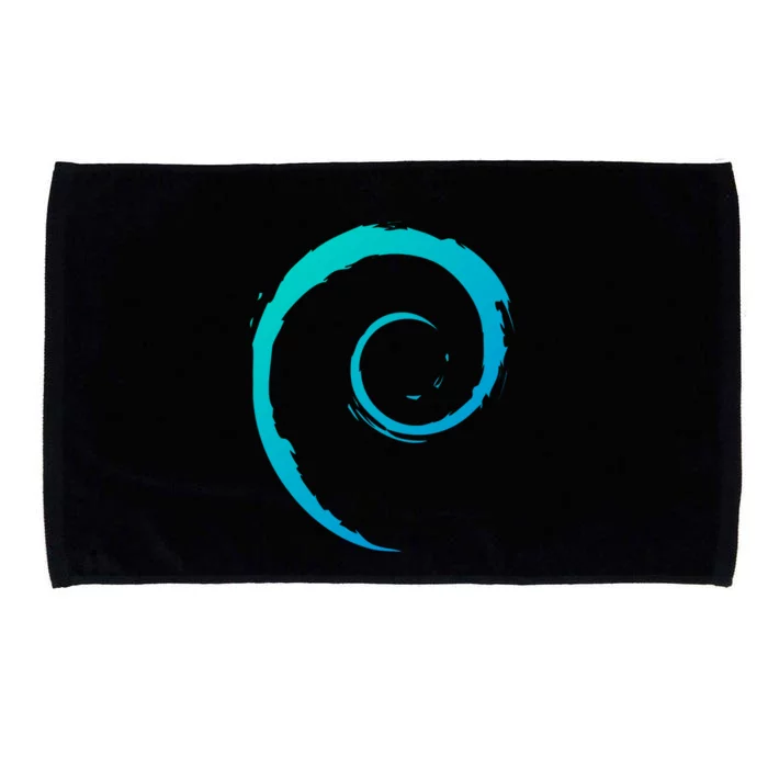 Debian Logo Spiral Minimalist Funny Gift Microfiber Hand Towel