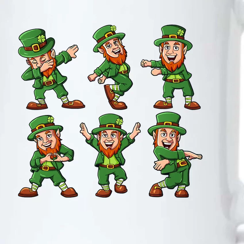 Dancing Leprechauns St Patrick's Day Funny Gift Black Color Changing Mug